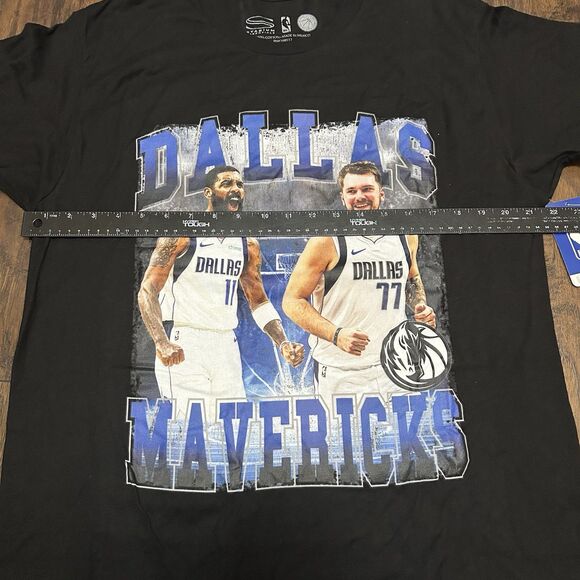 Stadium Essentials Dallas Mavericks Tshirt Luka & Kyrie Men’s Large NBA NWT - Picture 4 of 5